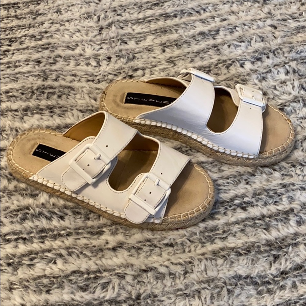 Steven by Steve Madden leather espadrille sandal